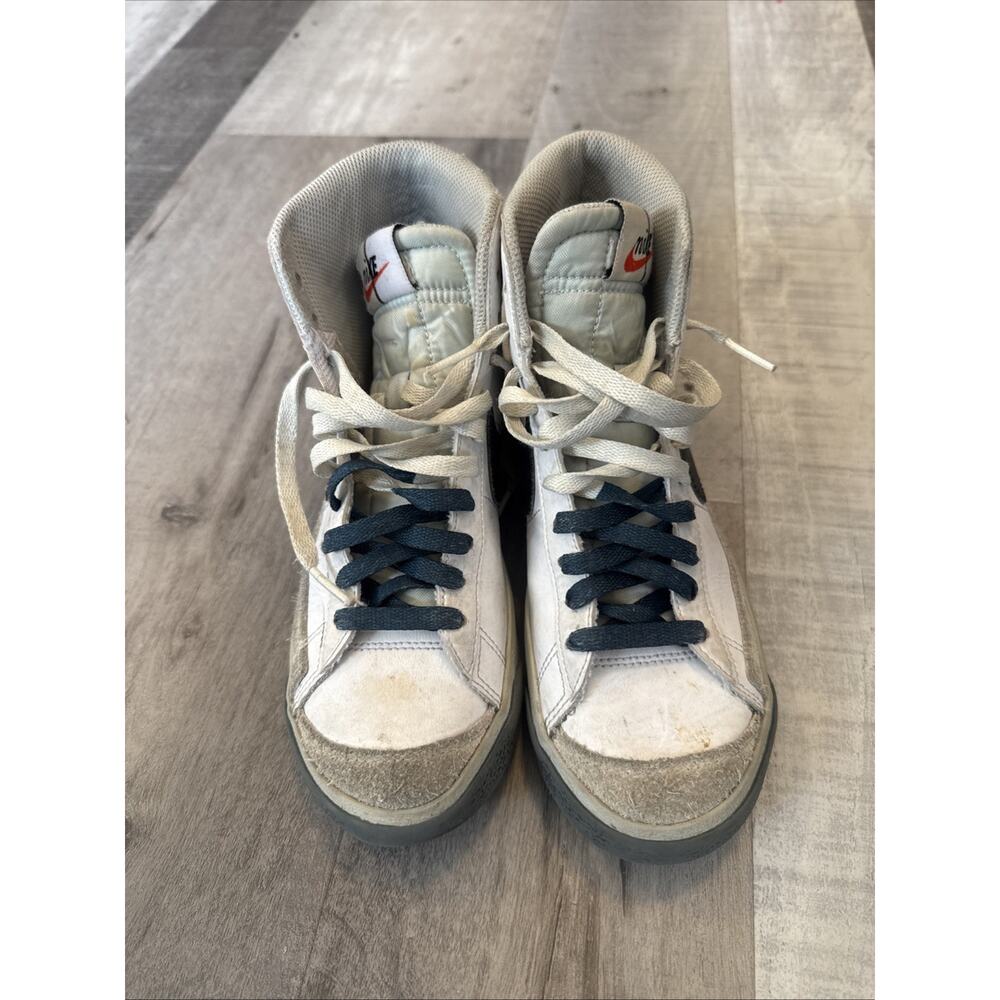 Nike Blazer Mid '77 Bianco Verde Scarpe Sportive Sneakers Shoes White Size 4.5 Y
